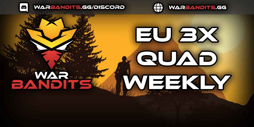 WARBANDITS.GG EU 3X Weekly |Solo/Duo/Trio/Quad|LootX3| Just Wip